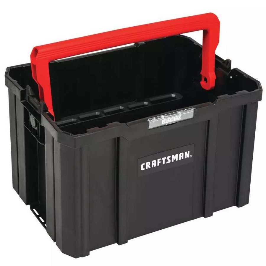 Tool Storage & Work Benches * | Craftsman Portable Tool Boxes Versastack System 17-In Red Plastic Tool Box