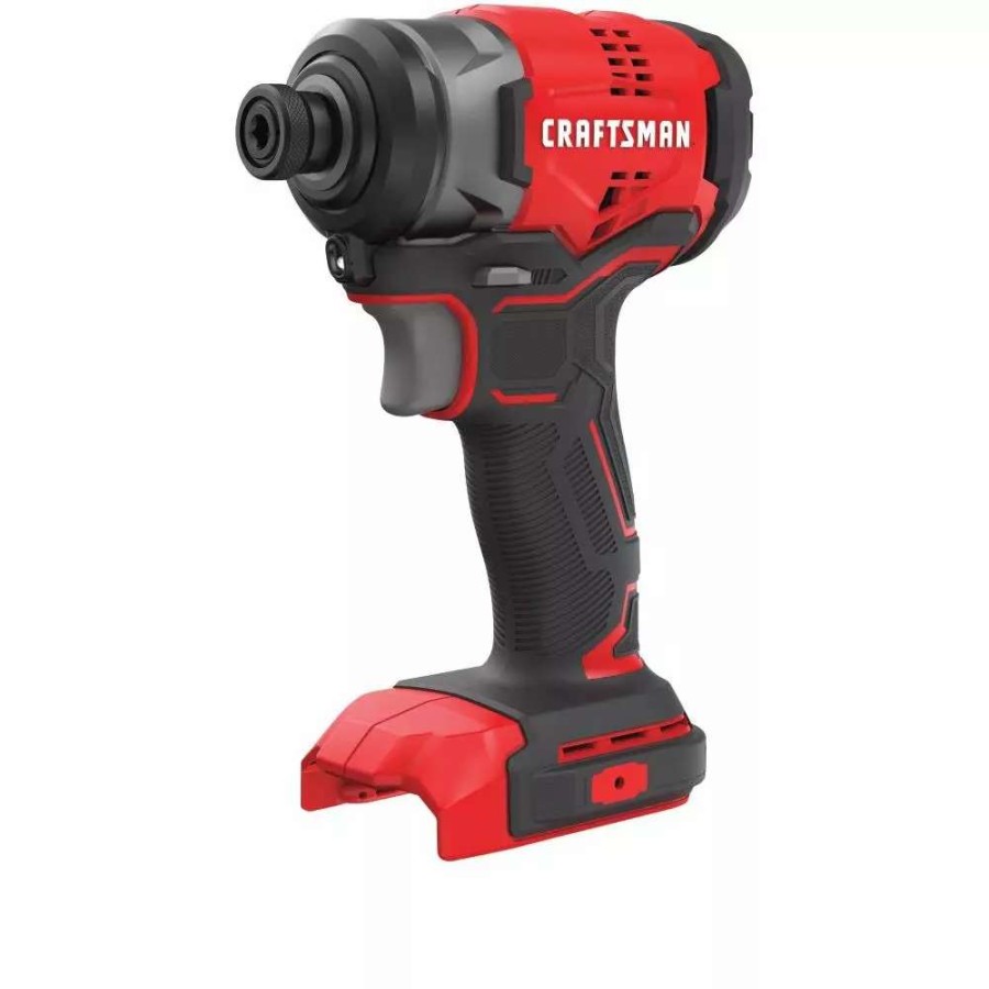 Power Tools * | Craftsman Impact Drivers V20 20-Volt Max 1/4-In Variable Speed Brushless Cordless Impact Driver (Tool Only)