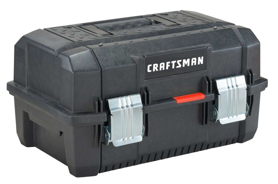 Tool Storage & Work Benches * | Craftsman Portable Tool Boxes 18-In (No Drawer Slides) Black Structural Foam Tool Box