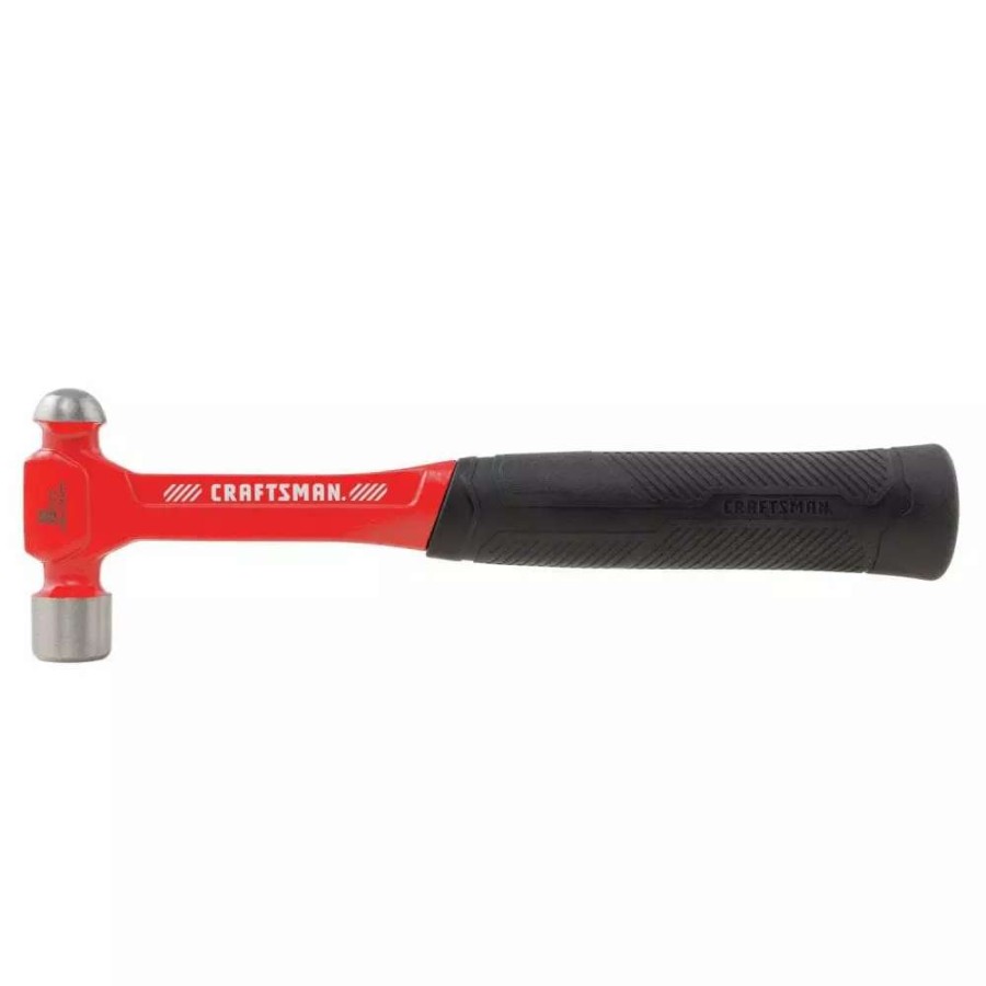 Hand Tools * | Craftsman Hammers 8-Oz Rounded Face Steel Head Steel Ball Peen Hammer