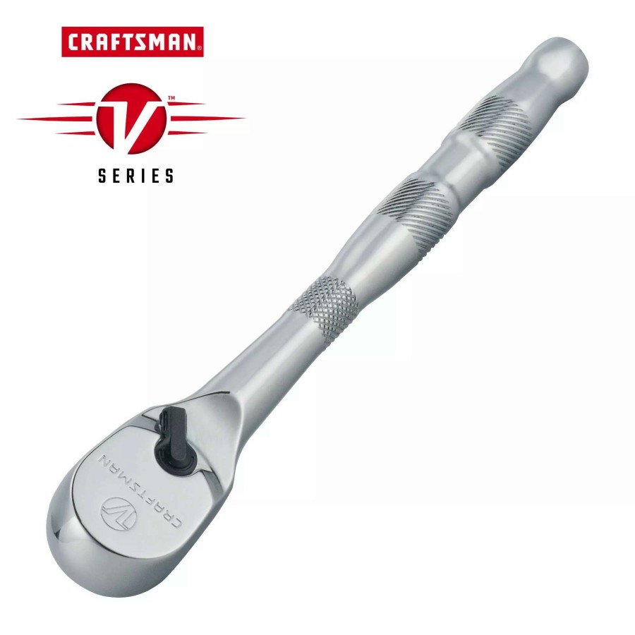 Hand Tools * | Craftsman Ratchets & Ratchet Sets V-Series 96-Tooth 1/2-In Drive Standard Ratchet