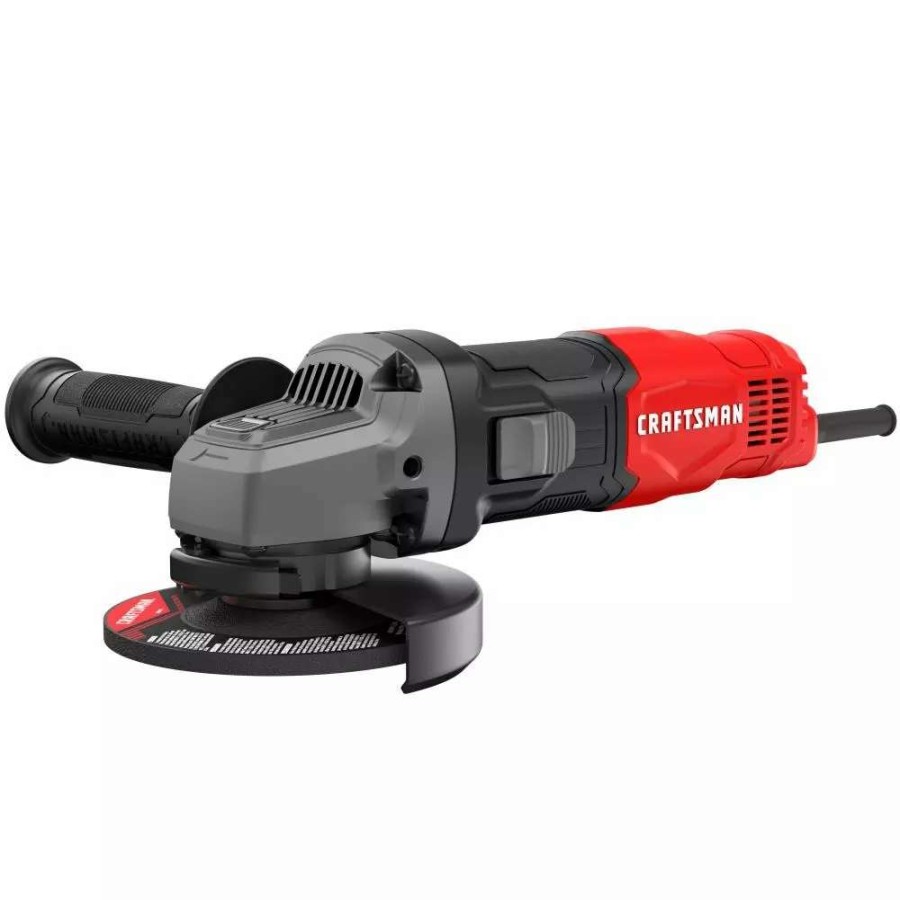 Power Tools * | Craftsman Angle Grinders 4.5-In Sliding Switch Corded Angle Grinder