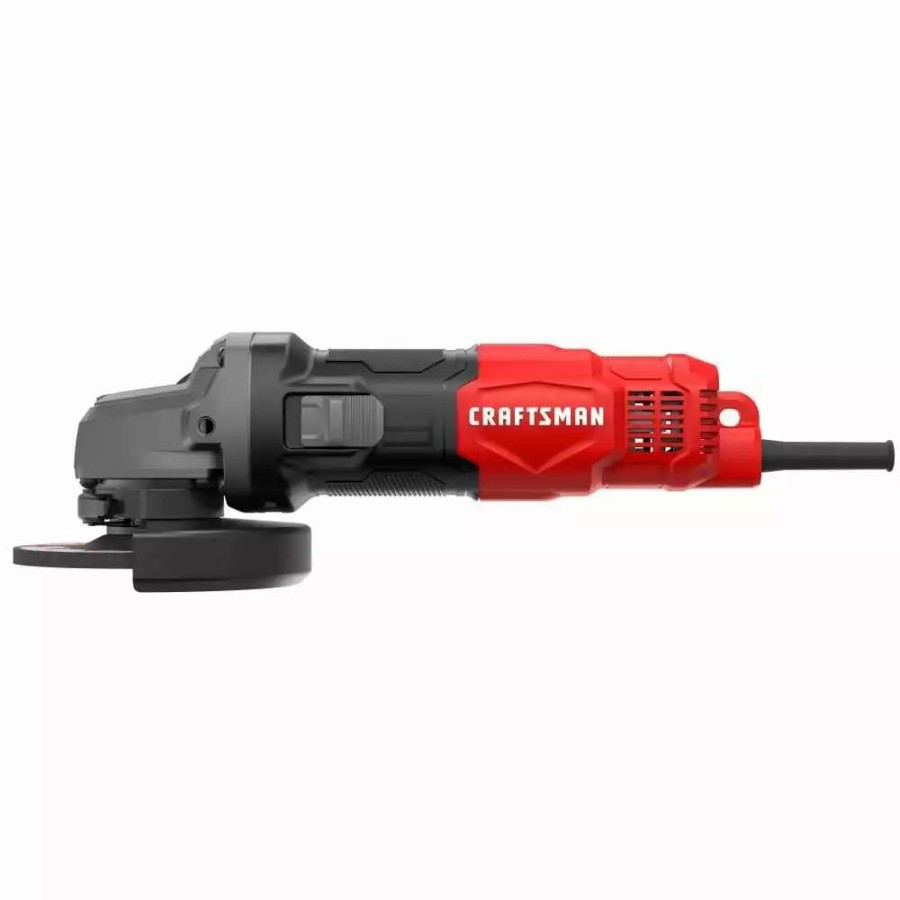 Power Tools * | Craftsman Angle Grinders 4.5-In Sliding Switch Corded Angle Grinder