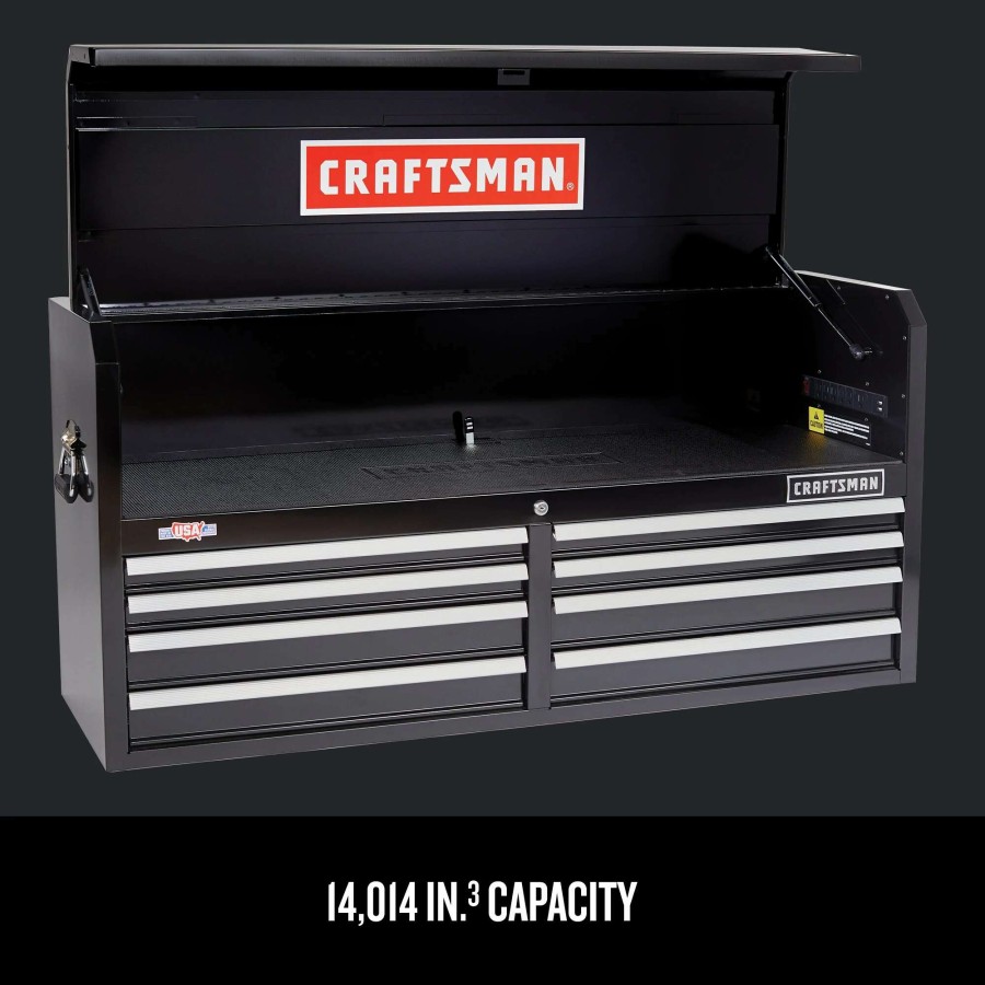 Tool Storage & Work Benches * | Craftsman Bottom Tool Cabinets 2000 Series 41-In W X 35-In H 7-Drawer Steel Rolling Tool Cabinet (Black)