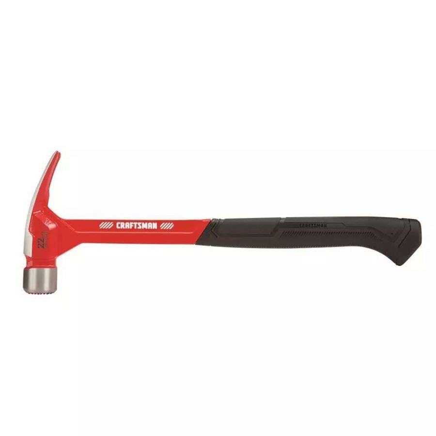 Hand Tools * | Craftsman Hammers 22-Oz Milled Face Steel Head Steel Framing Hammer