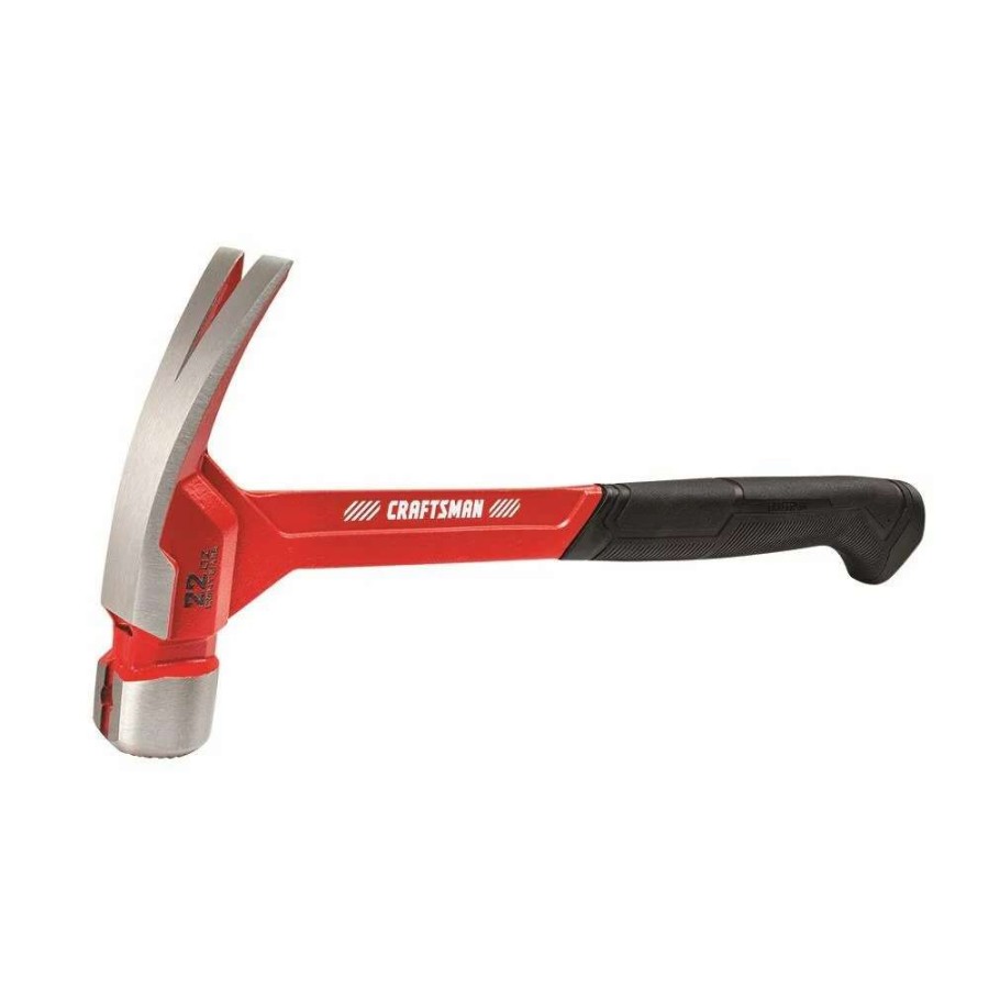 Hand Tools * | Craftsman Hammers 22-Oz Milled Face Steel Head Steel Framing Hammer