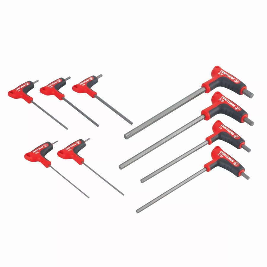 Hand Tools * | Craftsman Hex Keys & Torx Keys V-Series 9-Key Standard (Sae) Hex Key Set